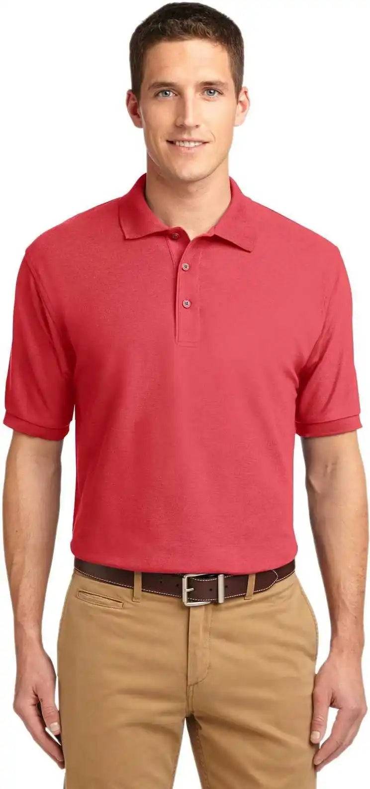 Port Authority K500 Silk Touch Polo Hibiscus