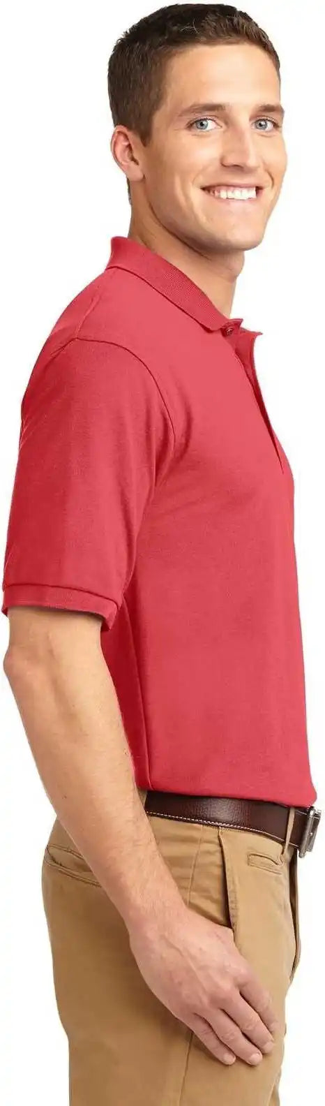 Port Authority K500 Silk Touch Polo - Hibiscus