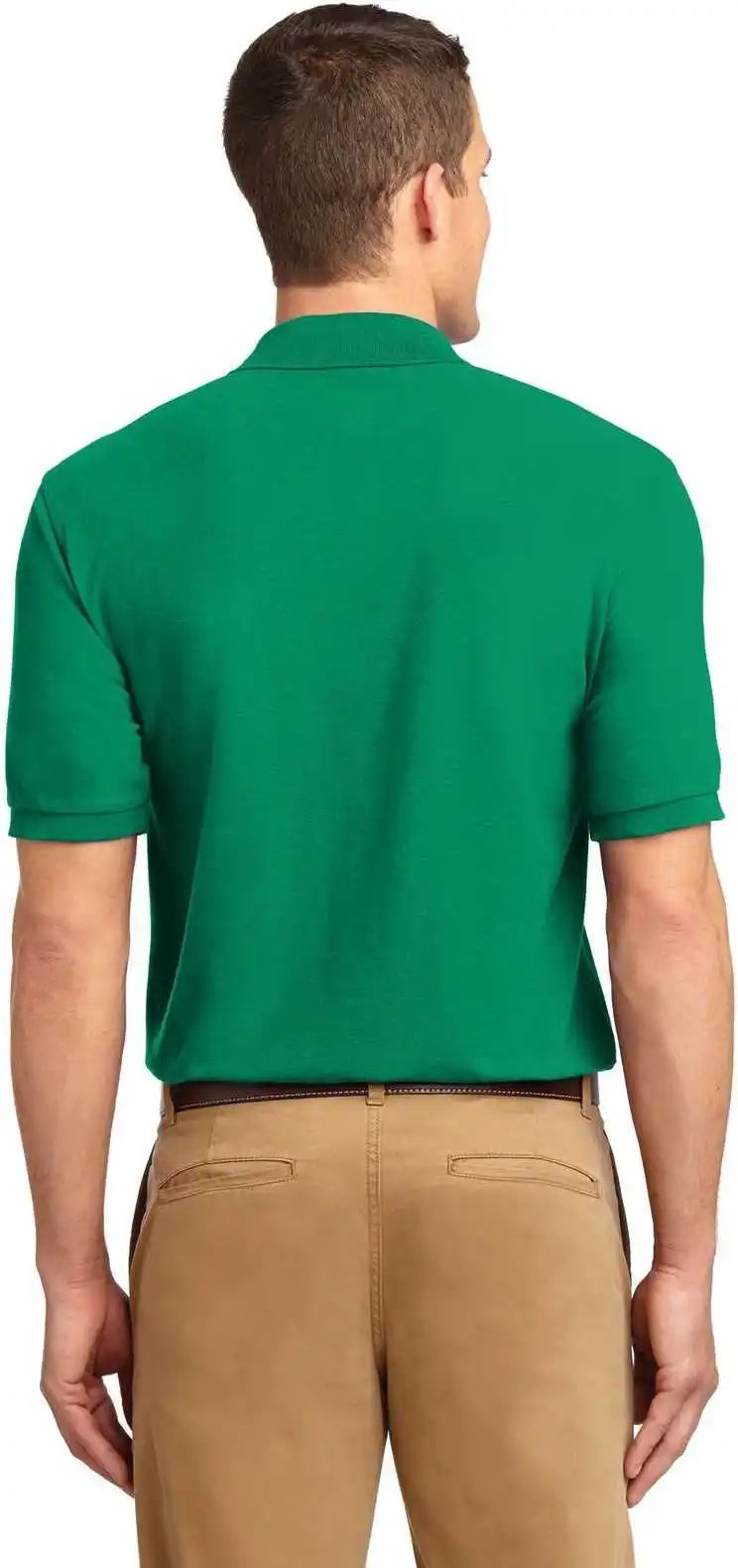 Port Authority K500 Silk Touch Polo Kelly Green