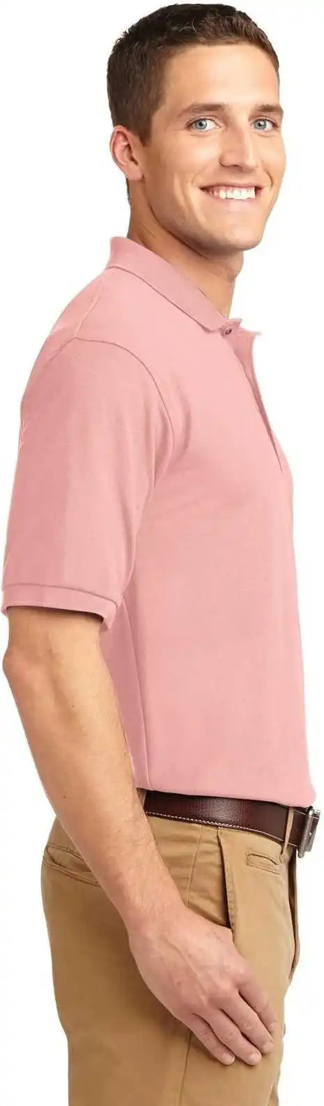Port Authority K500 Silk Touch Polo Light Pink