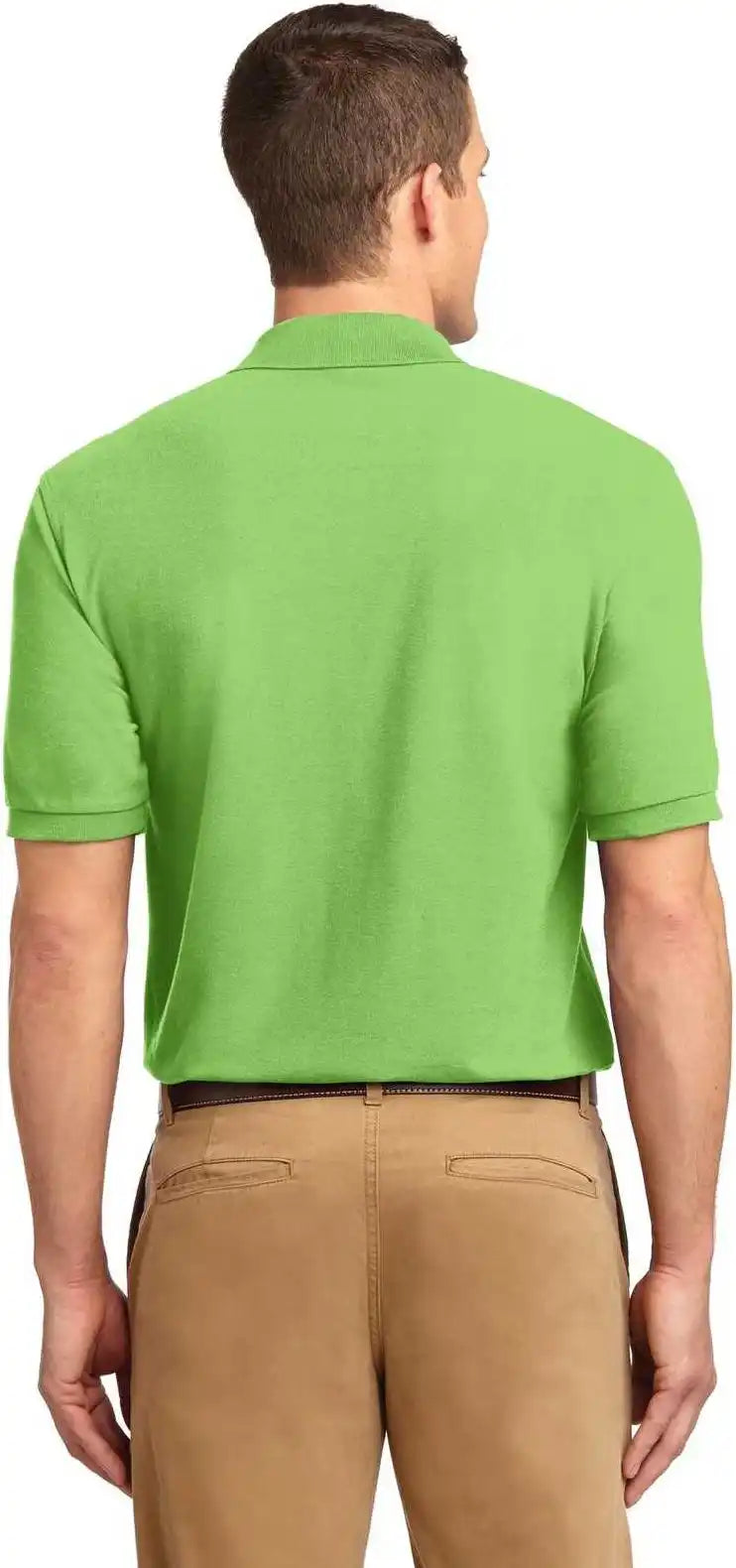 Port Authority K500 Silk Touch Polo Lime
