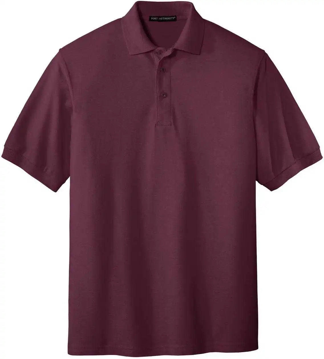 Port Authority K500 Silk Touch Polo Maroon