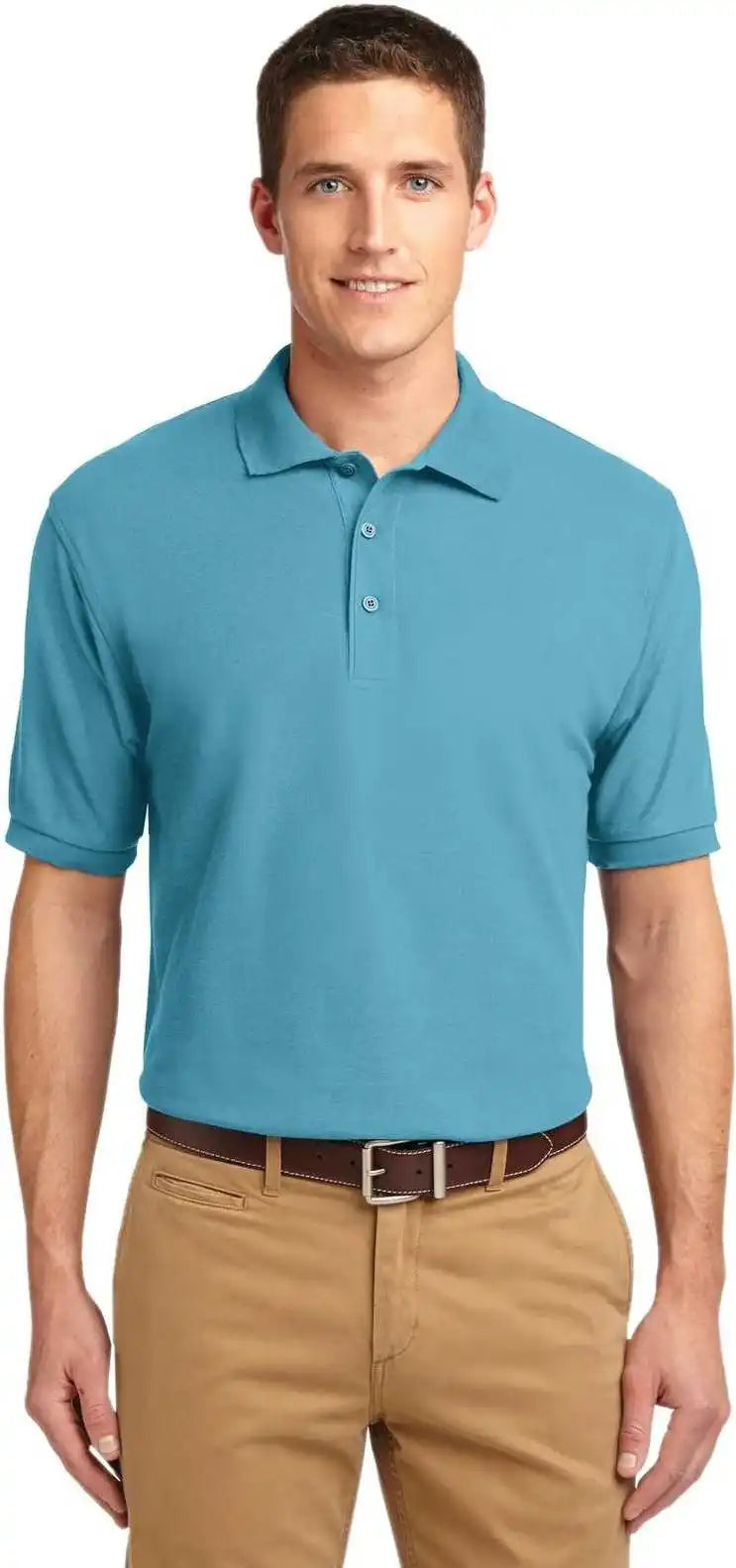 Port Authority K500 Silk Touch Polo - Maui Blue