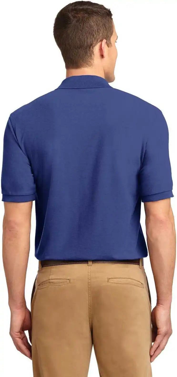 Port Authority K500 Silk Touch Polo Mediterranean Blue