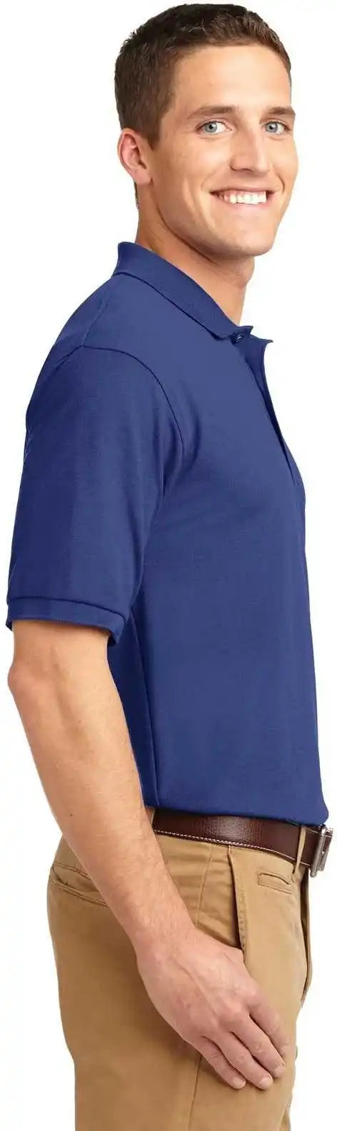 Port Authority K500 Silk Touch Polo Mediterranean Blue