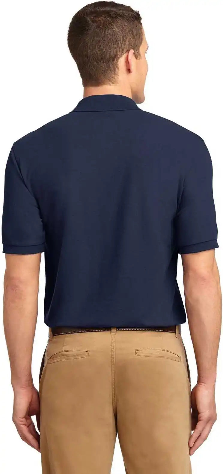 Port Authority K500 Silk Touch Polo Navy