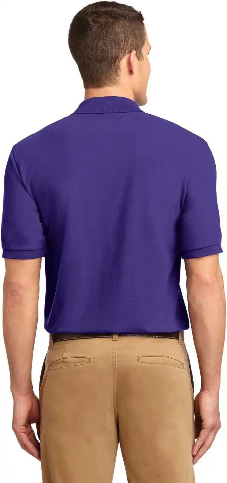 Port Authority K500 Silk Touch Polo Purple