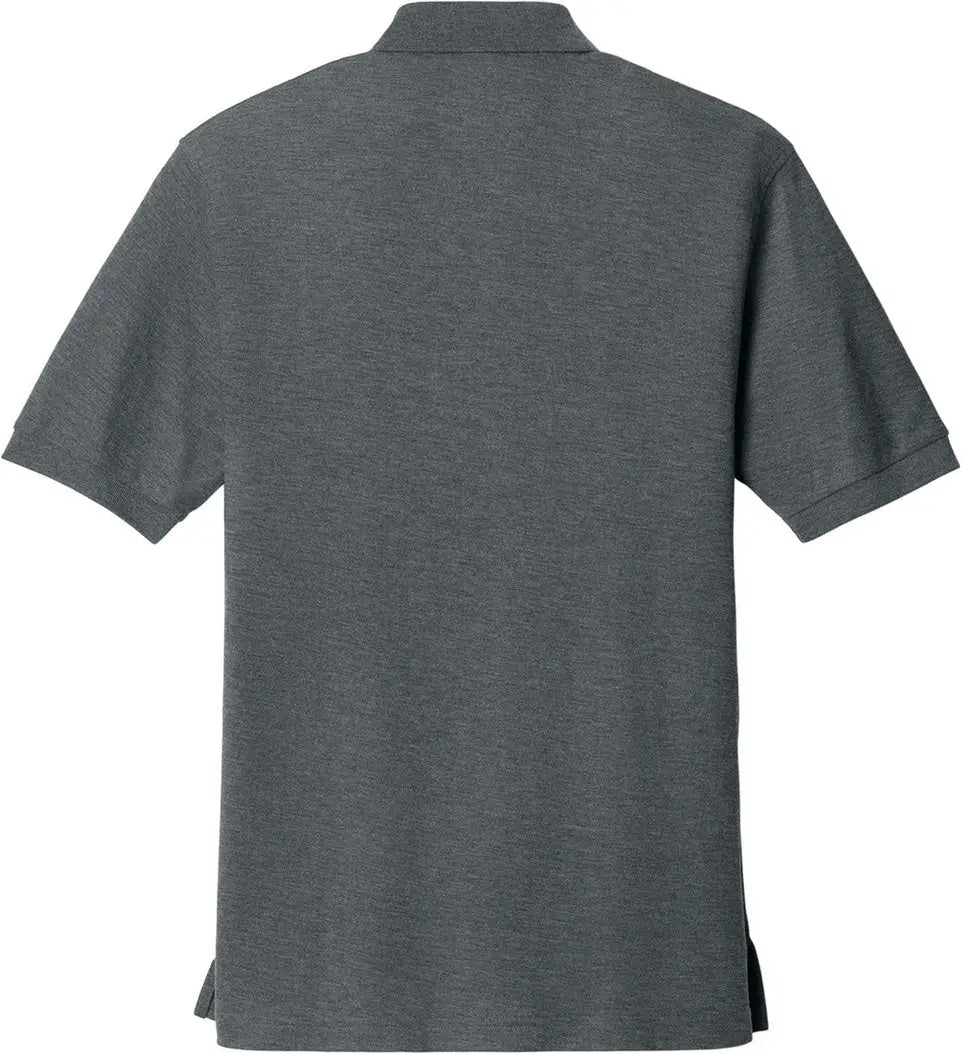 Port Authority K500 Silk Touch Polo - Steel Gray