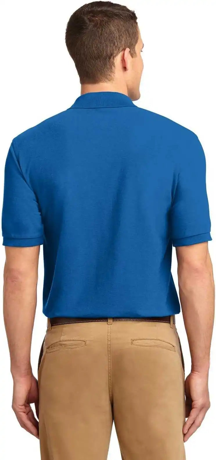 Port Authority K500 Silk Touch Polo - Strong Blue