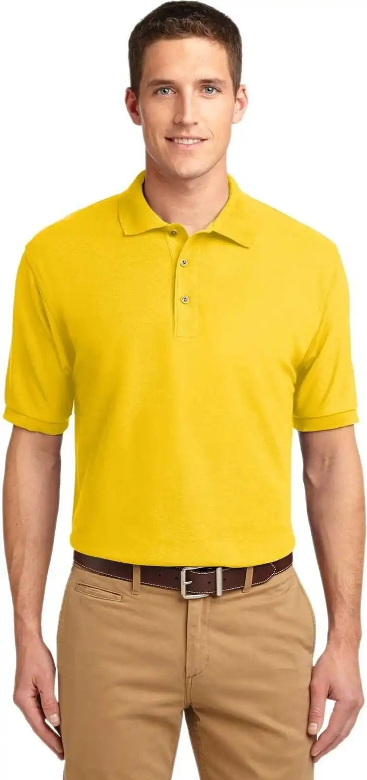 Port Authority K500 Silk Touch Polo Sunflower Yellow