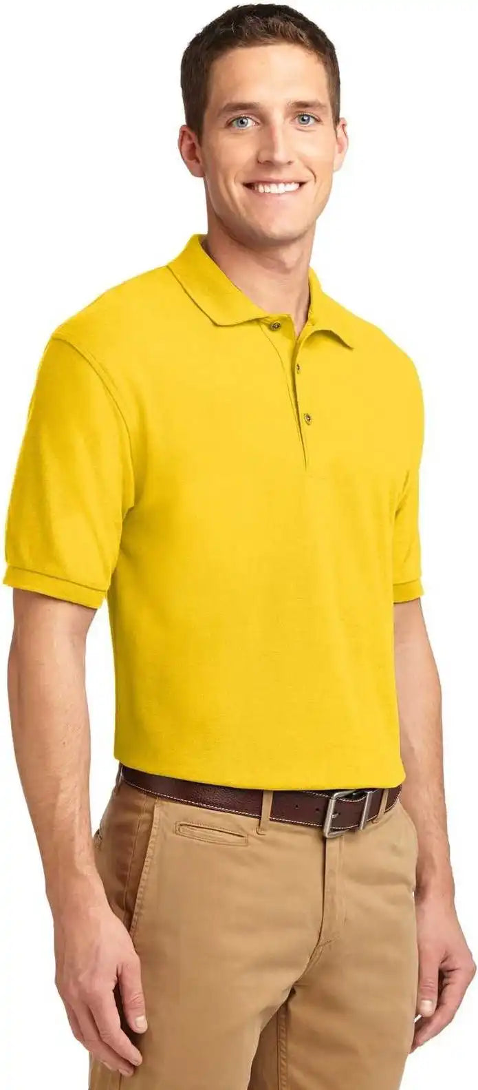 Port Authority K500 Silk Touch Polo Sunflower Yellow