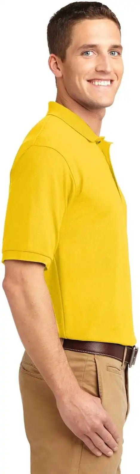 Port Authority K500 Silk Touch Polo Sunflower Yellow
