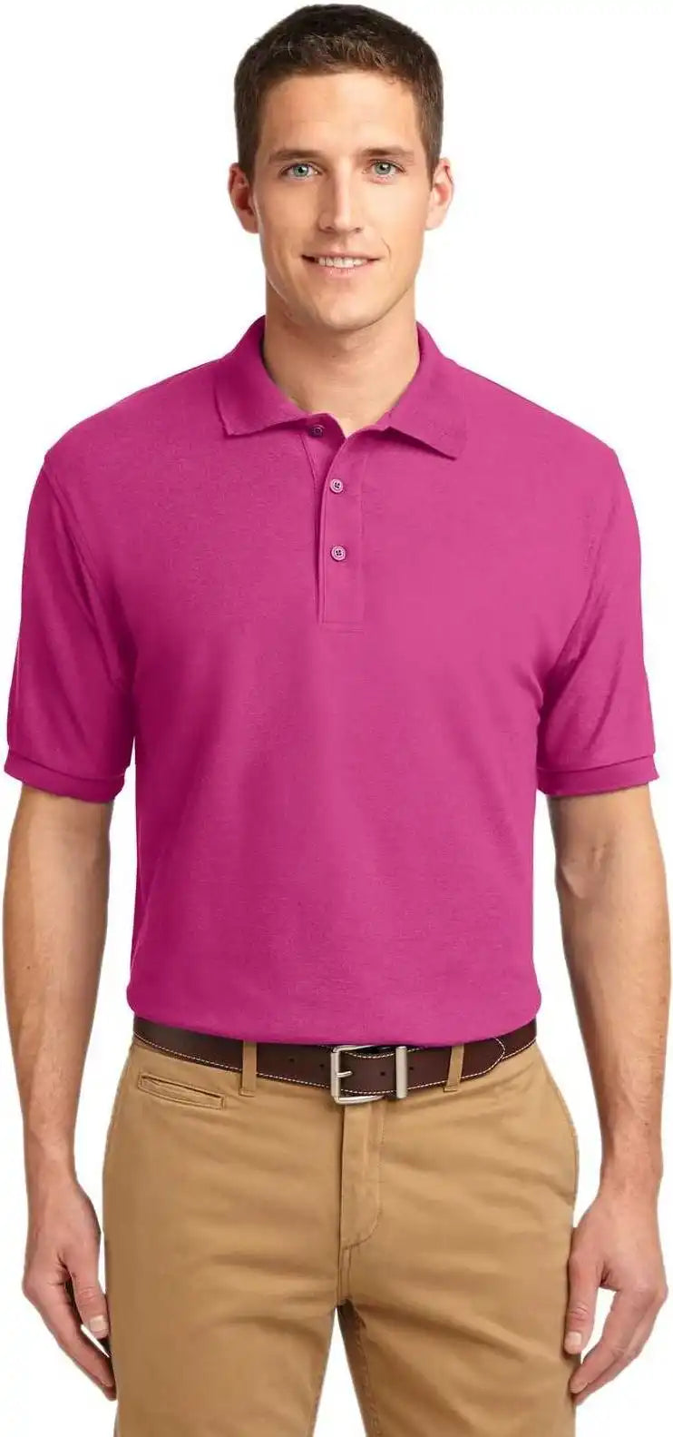 Port Authority K500 Silk Touch Polo Tropical Pink