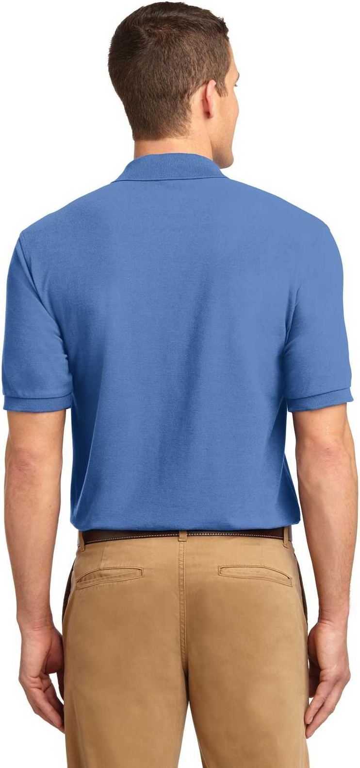Port Authority K500 Silk Touch Polo - Ultramarine Blue