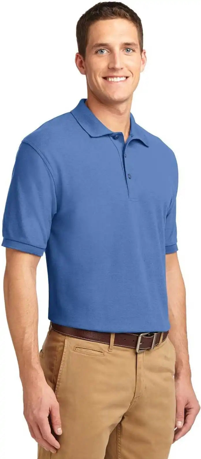 Port Authority K500 Silk Touch Polo - Ultramarine Blue