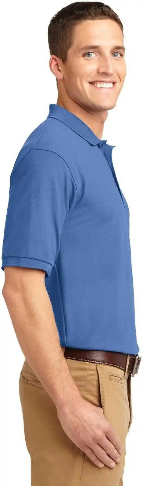 Port Authority K500 Silk Touch Polo - Ultramarine Blue