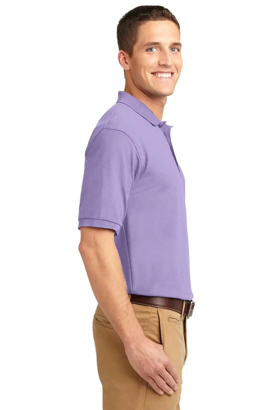 Port Authority K500es Extended Size Silk Touch Polo Bright Lavender