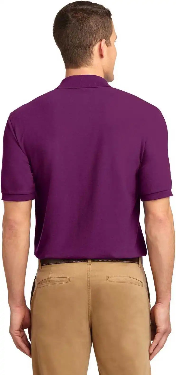 Port Authority K500es Extended Size Silk Touch Polo - Deep Berry