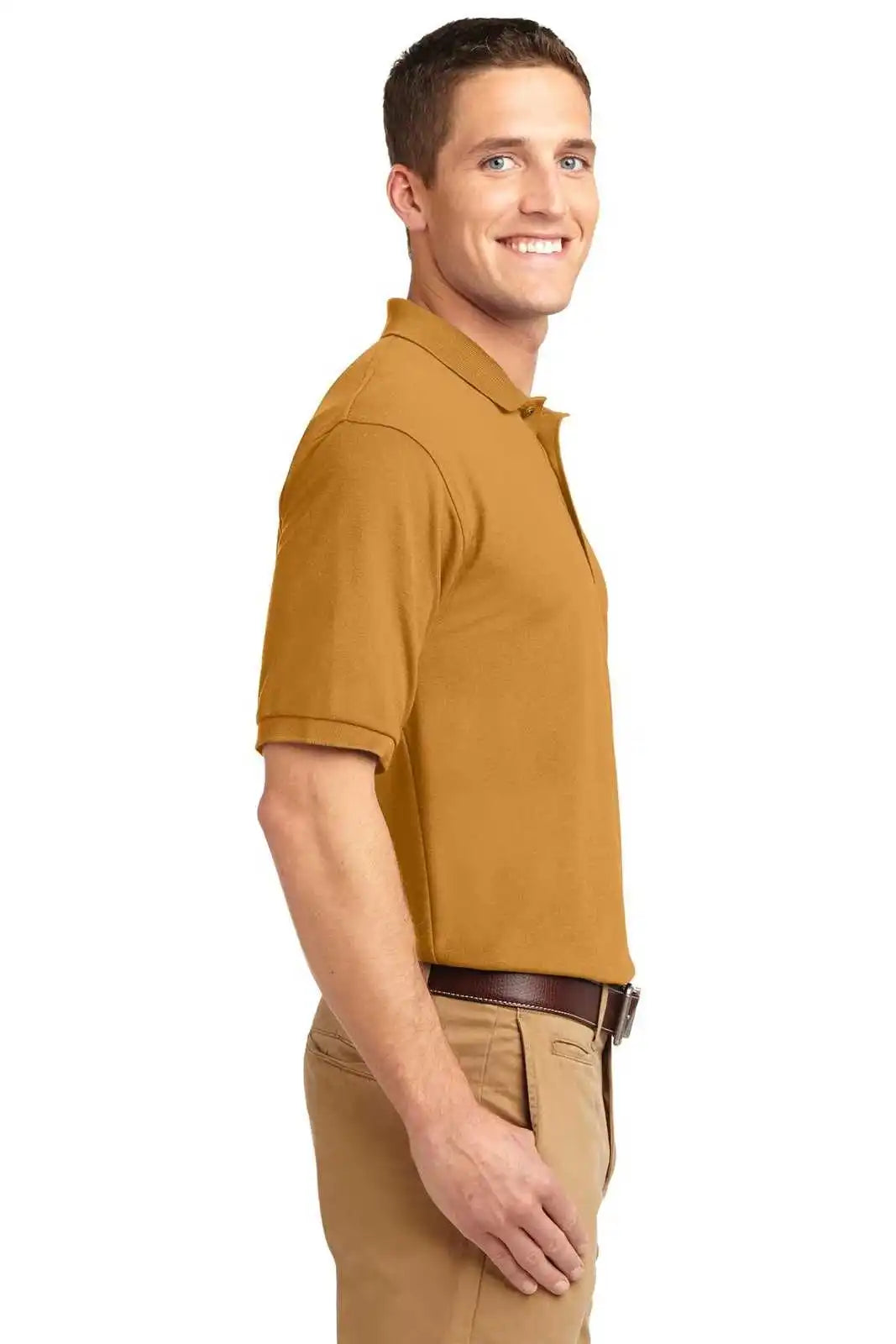 Port Authority K500es Extended Size Silk Touch Polo - Gold