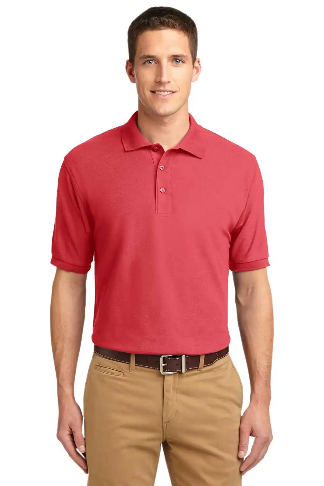 Port Authority K500es Extended Size Silk Touch Polo - Hibiscus