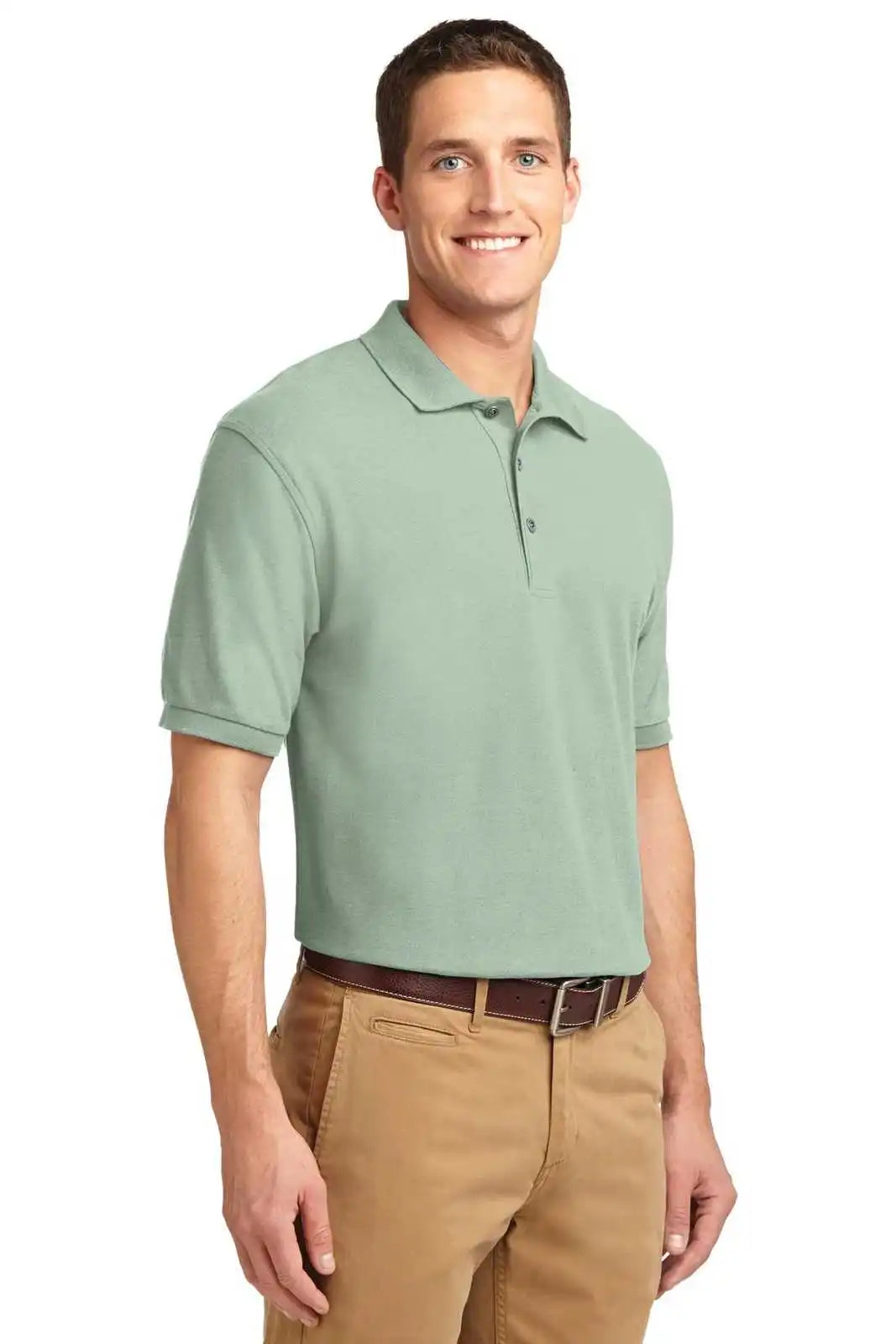 Port Authority K500es Extended Size Silk Touch Polo - Mint Green