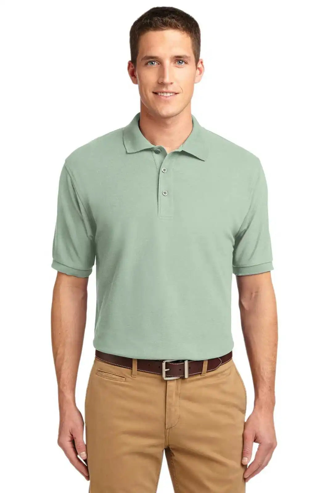 Port Authority K500es Extended Size Silk Touch Polo - Mint Green