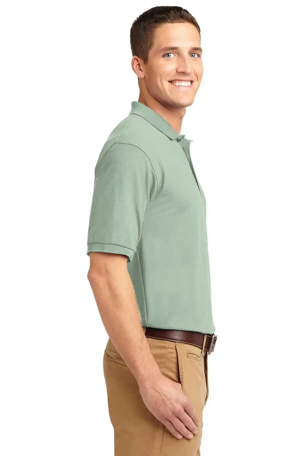 Port Authority K500es Extended Size Silk Touch Polo - Mint Green