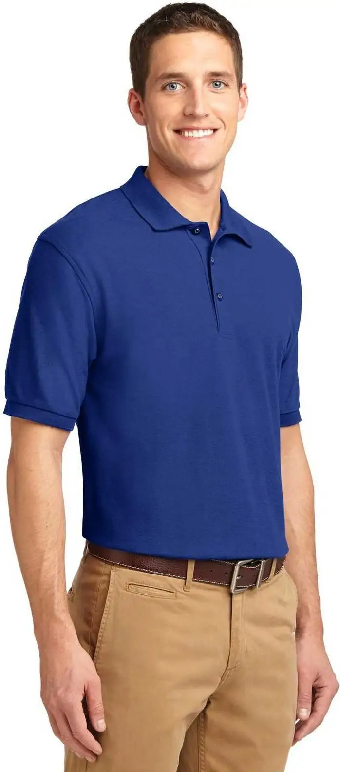 Port Authority K500es Extended Size Silk Touch Polo - Royal