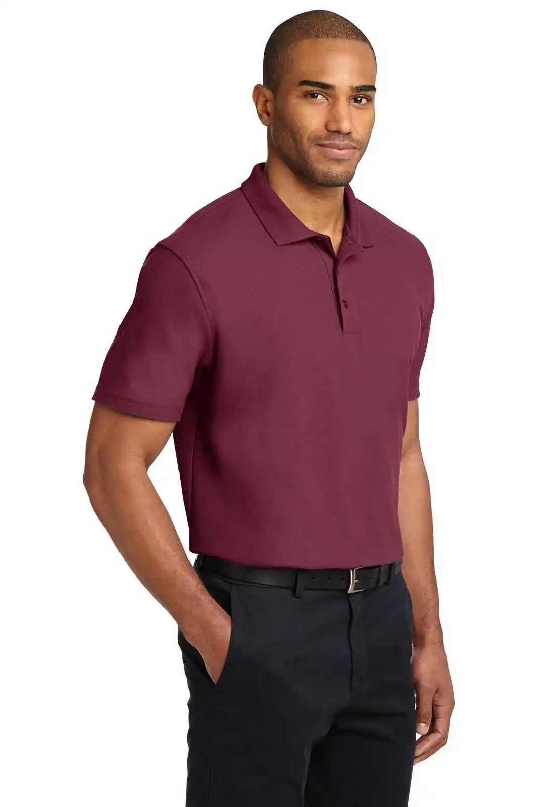 Port Authority K510 Stain-release Polo - Burgundy