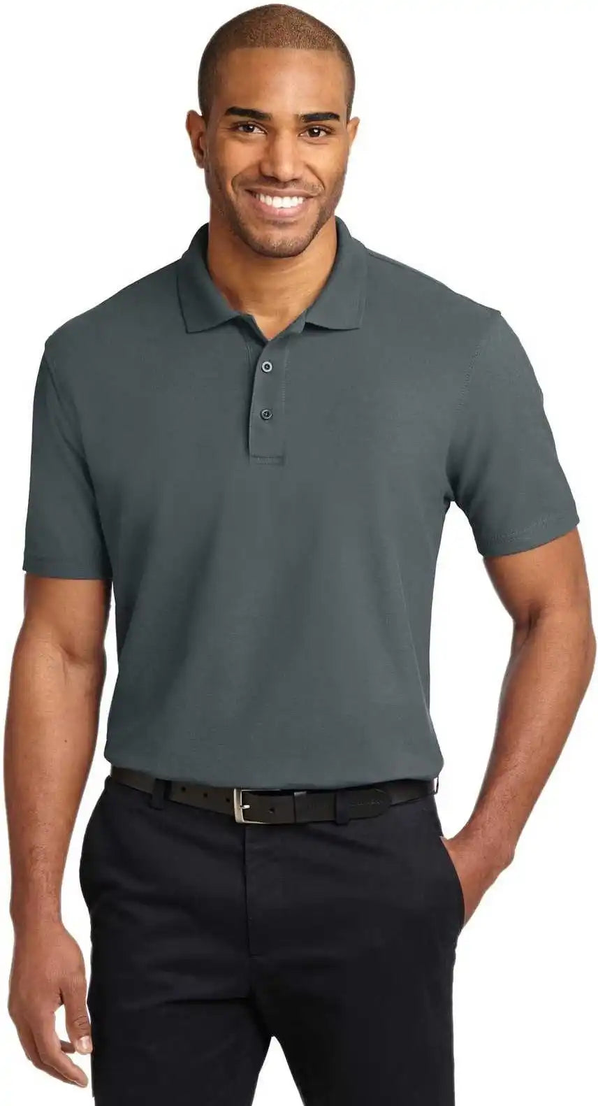 Port Authority K510 Stain-release Polo - Steel Gray