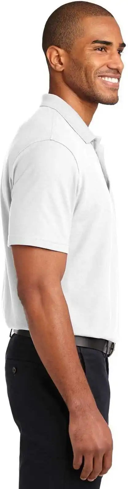 Port Authority K510 Stain Release Polo White