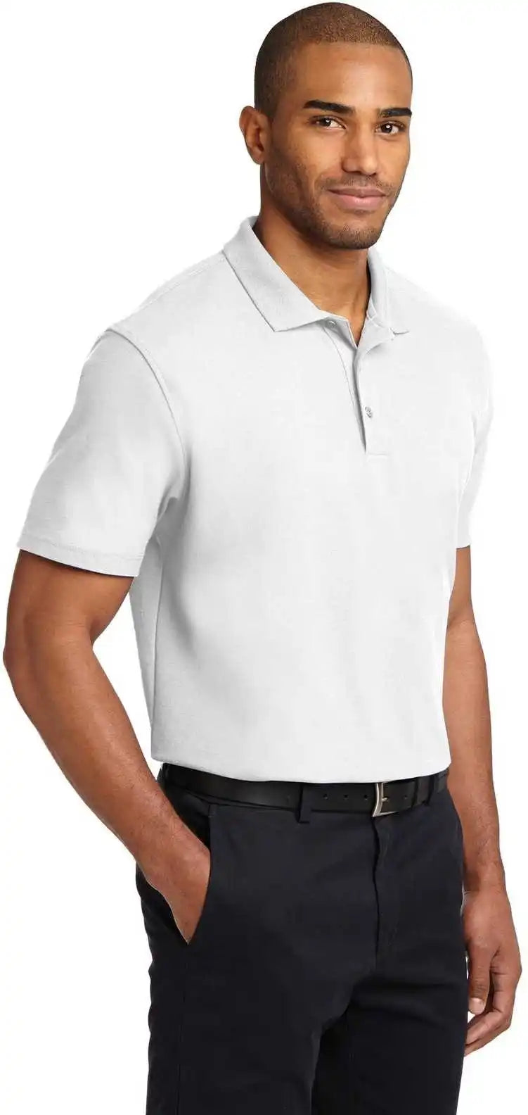 Port Authority K510 Stain Release Polo White