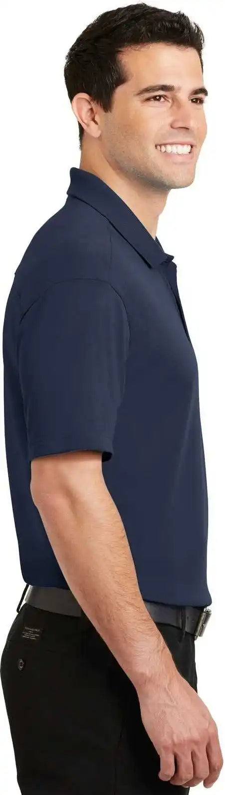 Port Authority K5200 Silk Touch Interlock Performance Polo Navy