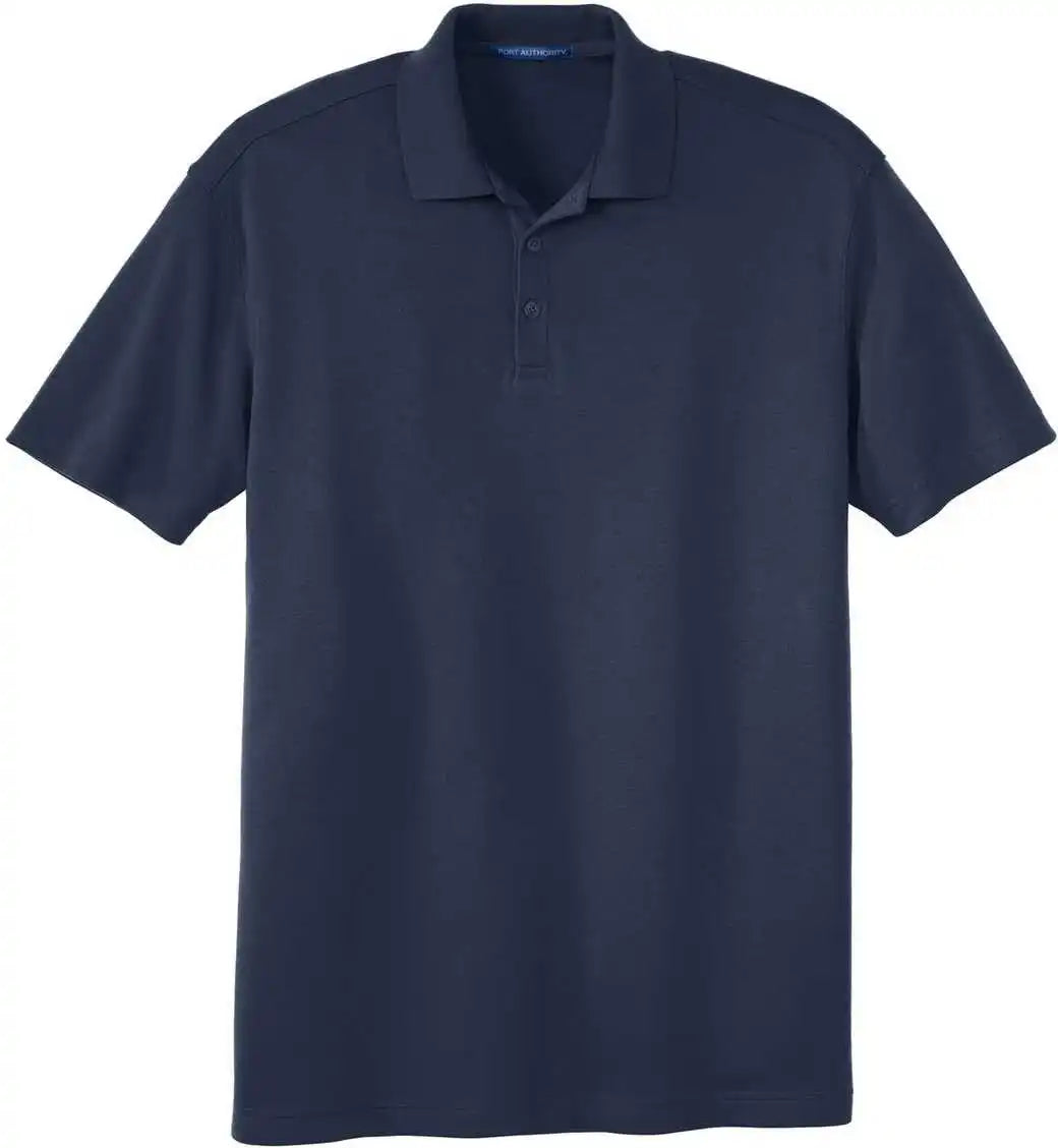 Port Authority K5200 Silk Touch Interlock Performance Polo Navy