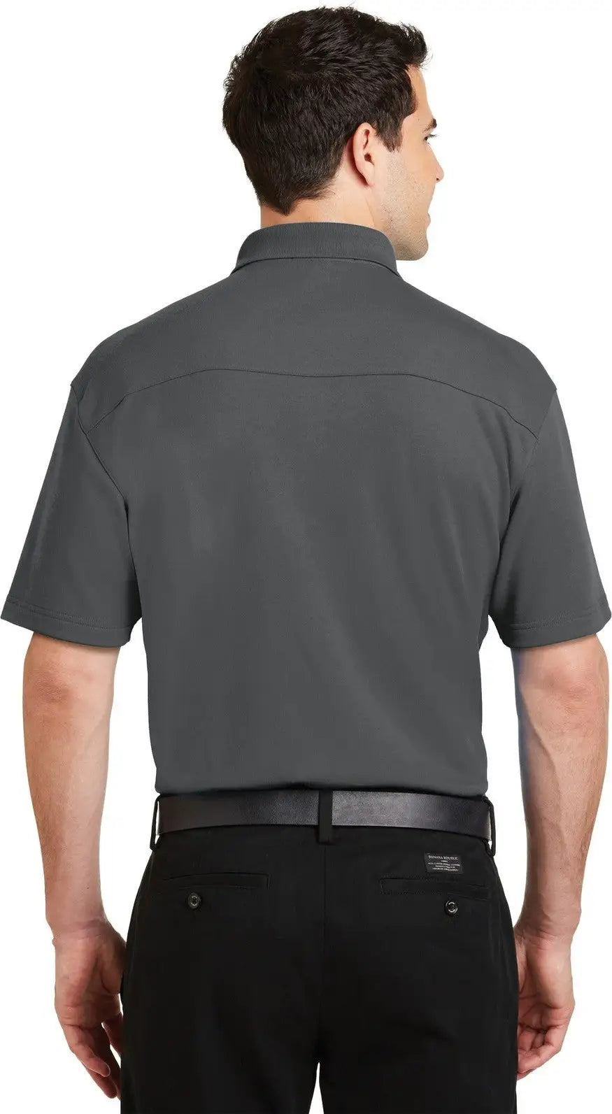 Port Authority K5200 Silk Touch Interlock Performance Polo - Sterling Gray