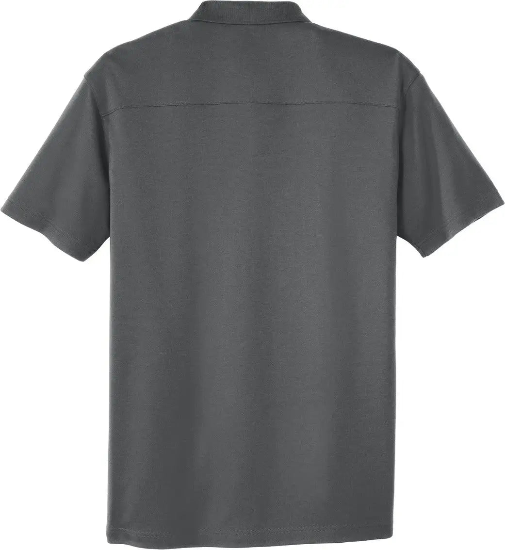 Port Authority K5200 Silk Touch Interlock Performance Polo - Sterling Gray
