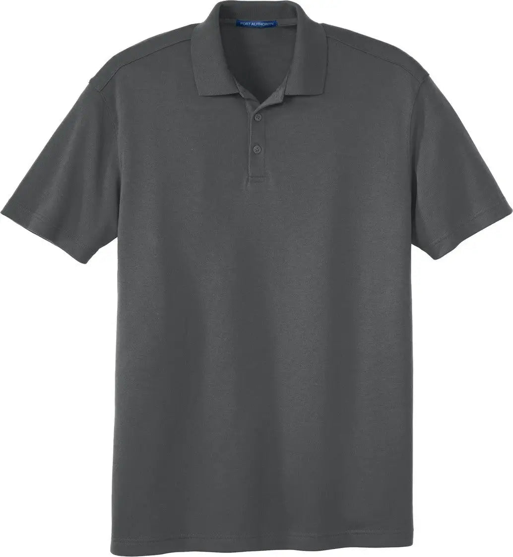 Port Authority K5200 Silk Touch Interlock Performance Polo - Sterling Gray