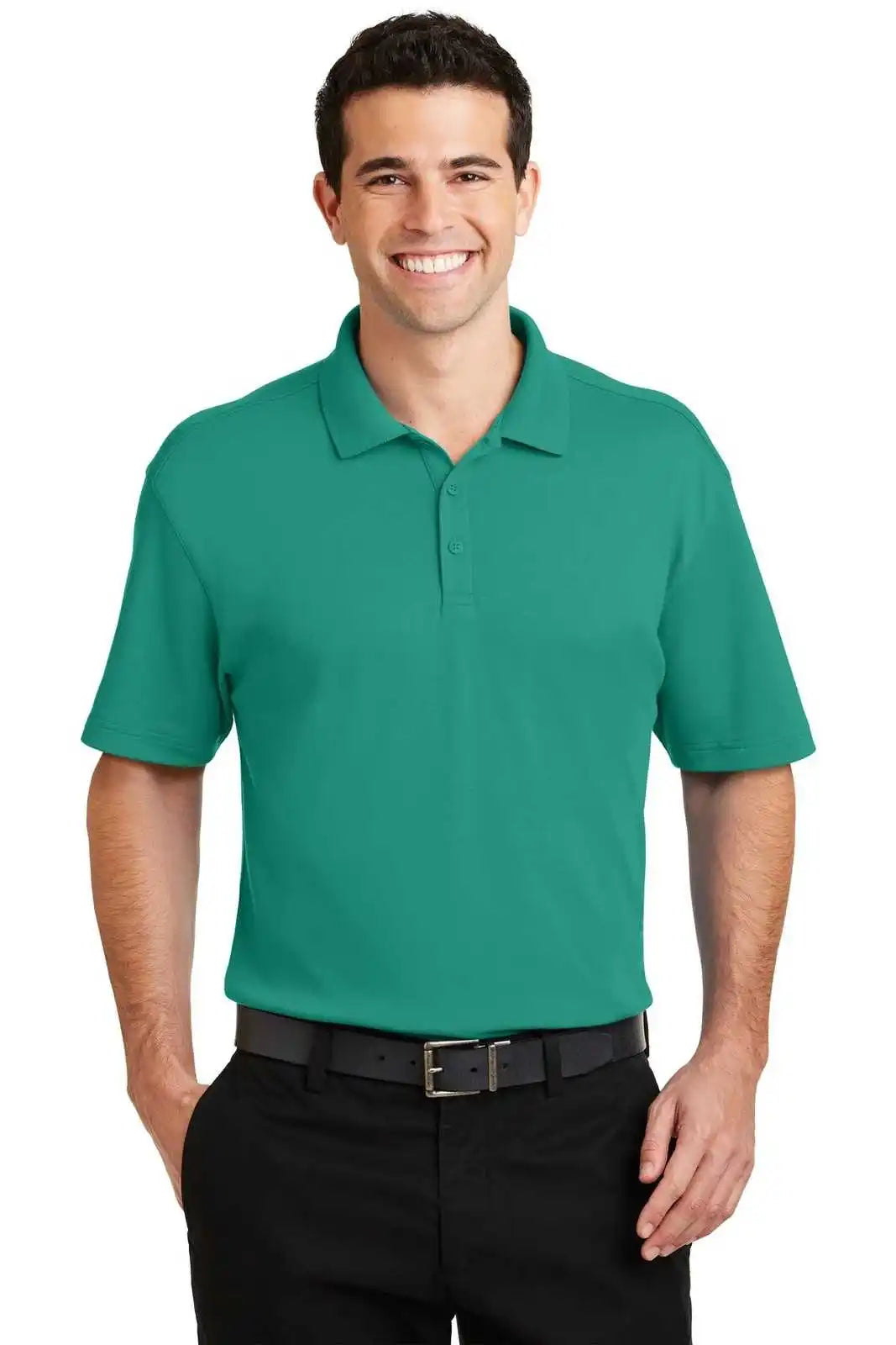 Port Authority K5200 Silk Touch Interlock Performance Polo - Verdant Green