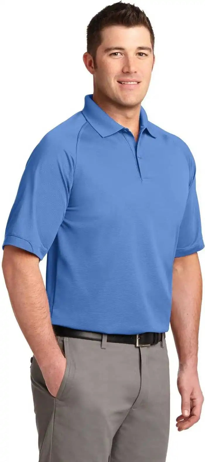 Port Authority K525 Dry Zone Ottoman Polo Blue Lake