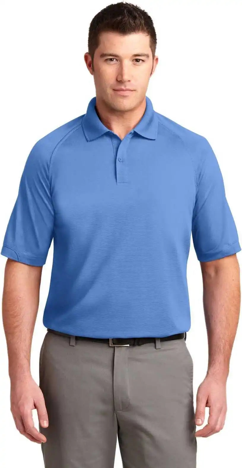 Port Authority K525 Dry Zone Ottoman Polo Blue Lake