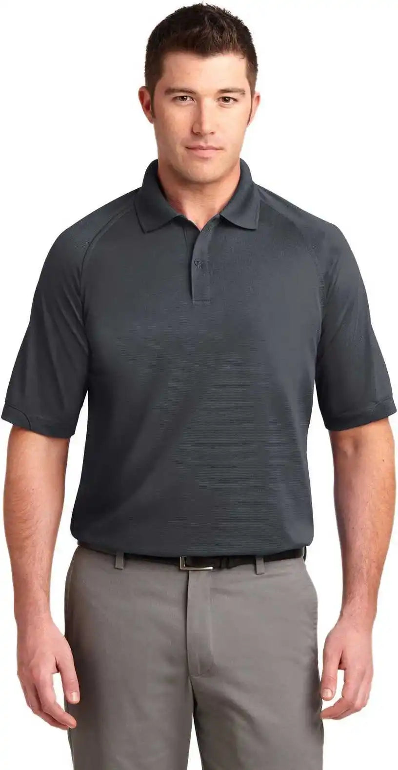 Port Authority K525 Dry Zone Ottoman Polo Iron Gray