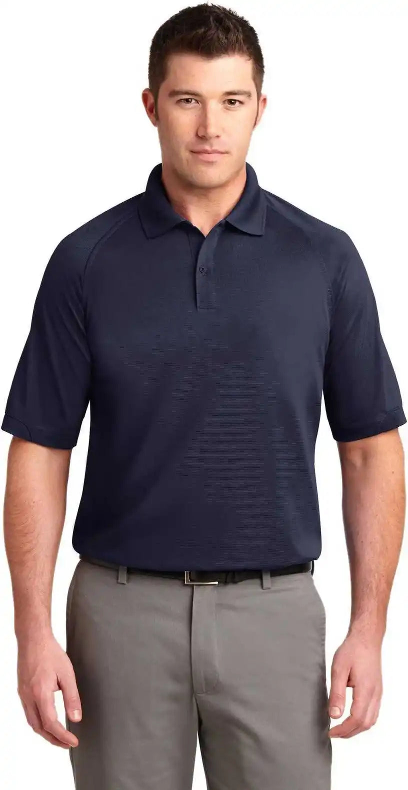 Port Authority K525 Dry Zone Ottoman Polo Navy