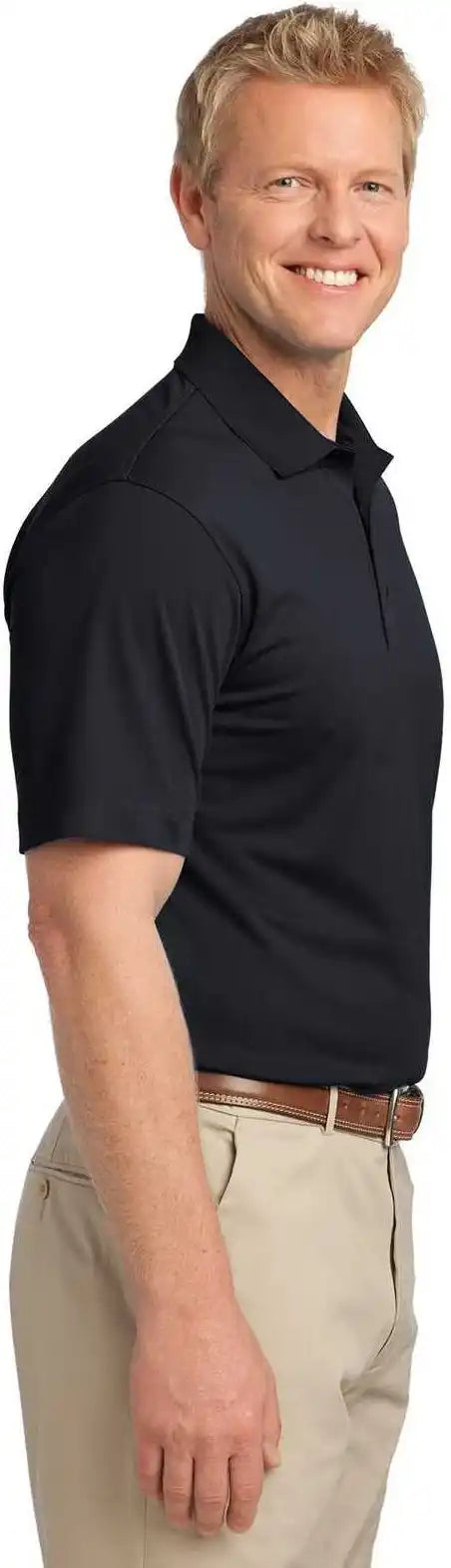 Port Authority K527 Tech Pique Polo Black