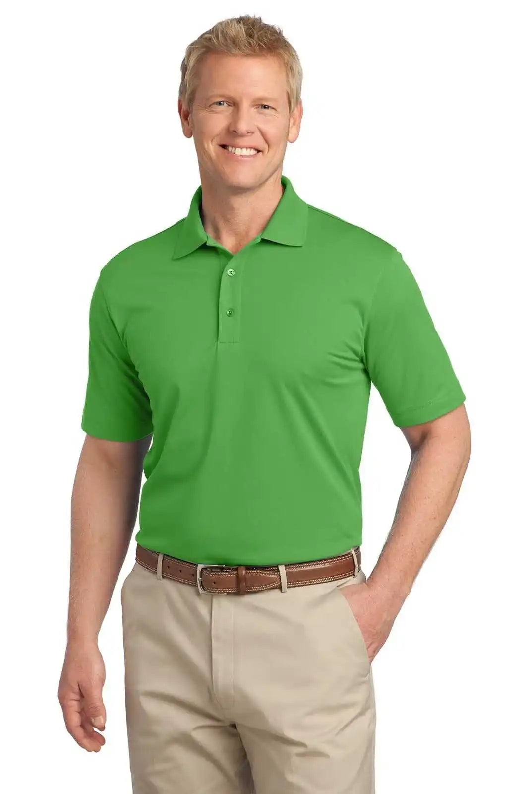 Port Authority K527 Tech Pique Polo - Cactus Green