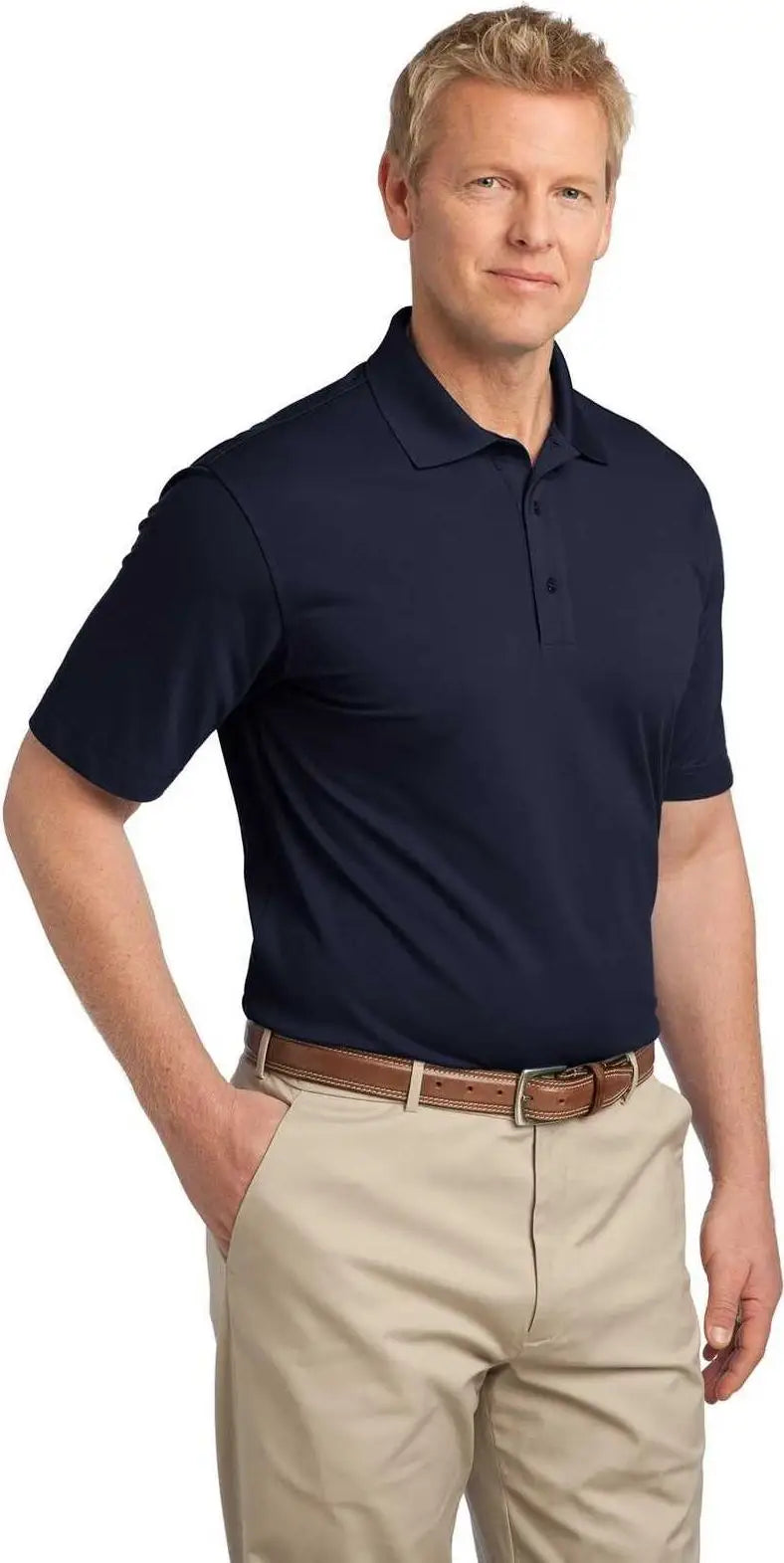 Port Authority K527 Tech Pique Polo - Dark Navy