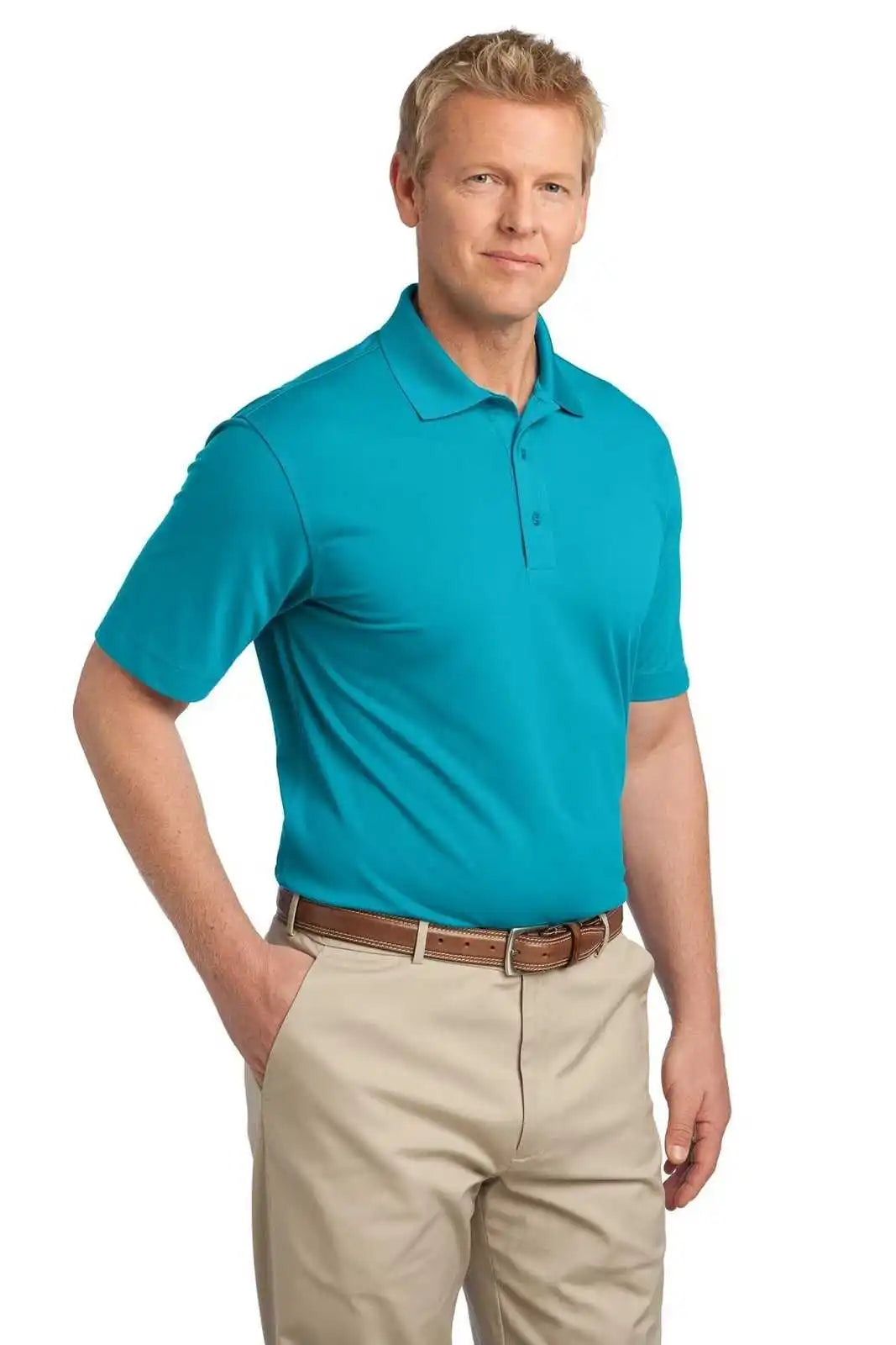 Port Authority K527 Tech Pique Polo - Deep Teal Blue