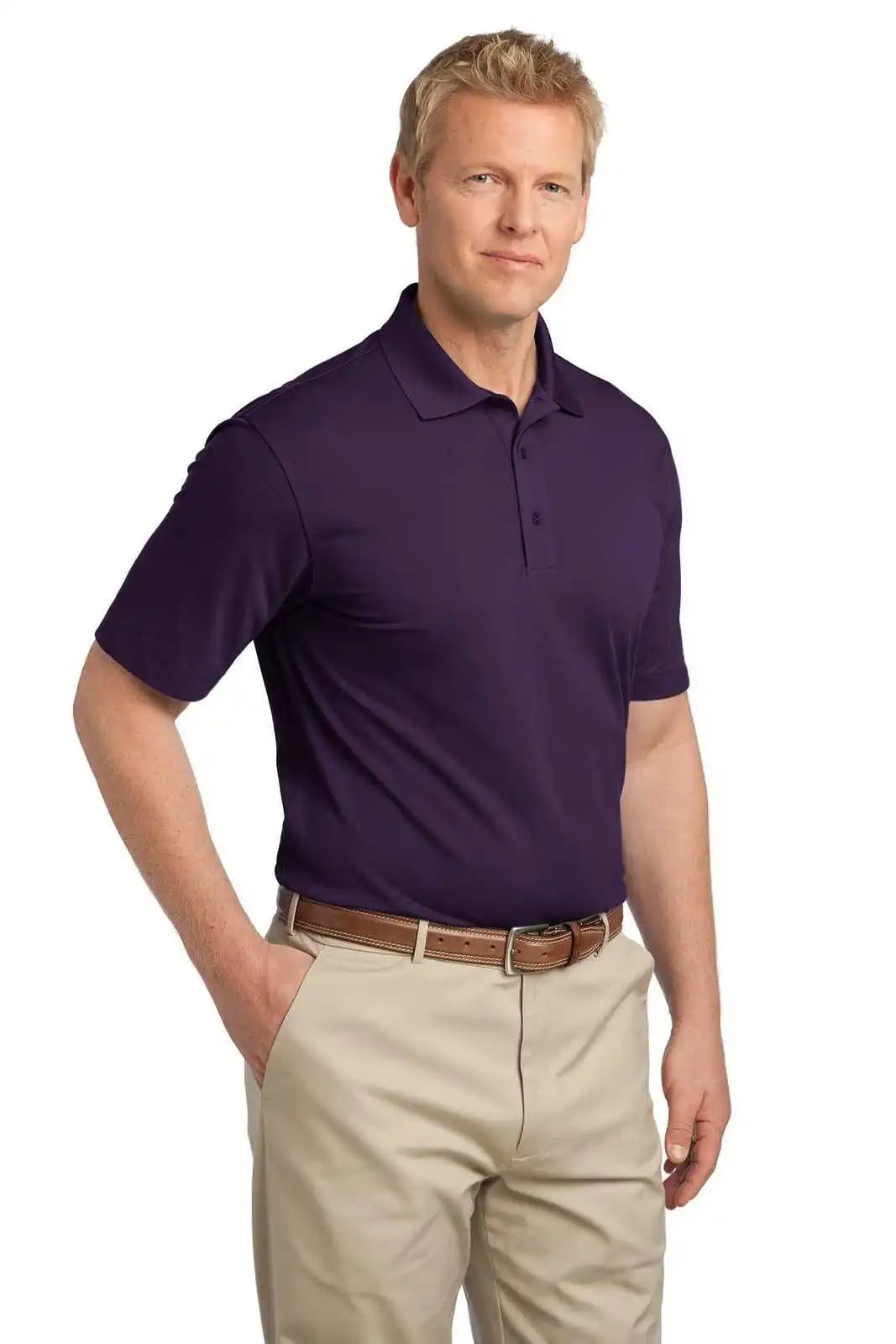Port Authority K527 Tech Pique Polo - Regal Purple