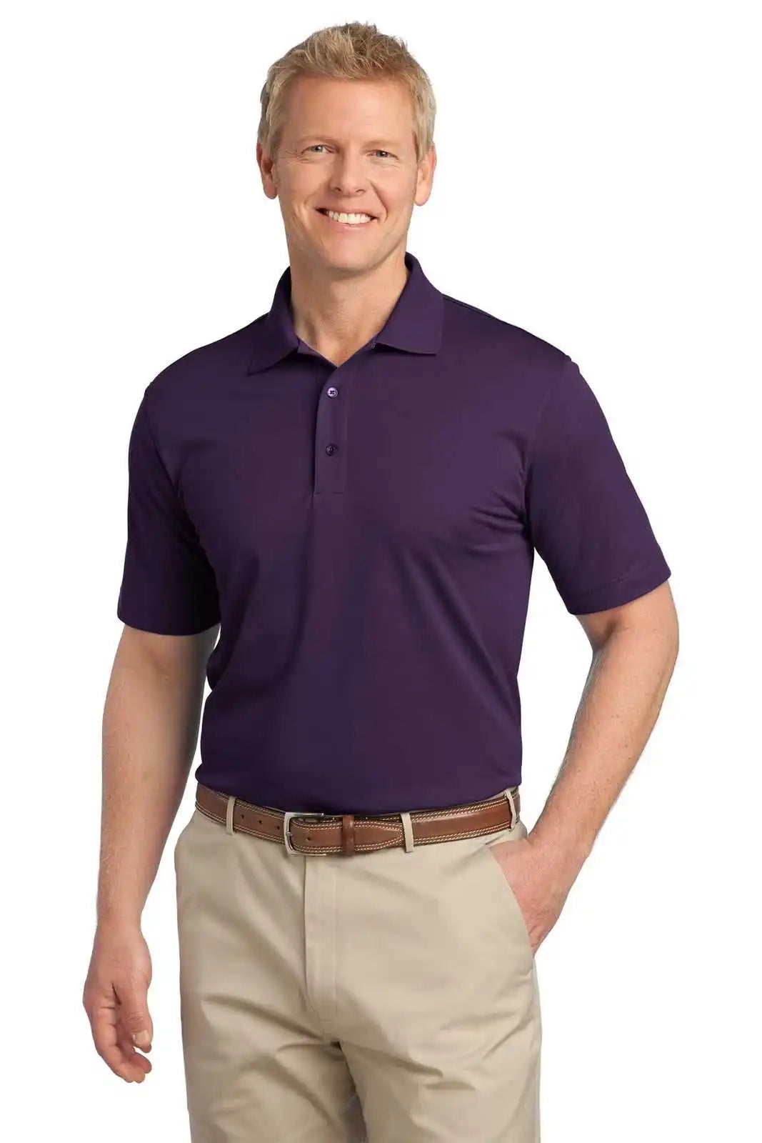 Port Authority K527 Tech Pique Polo - Regal Purple