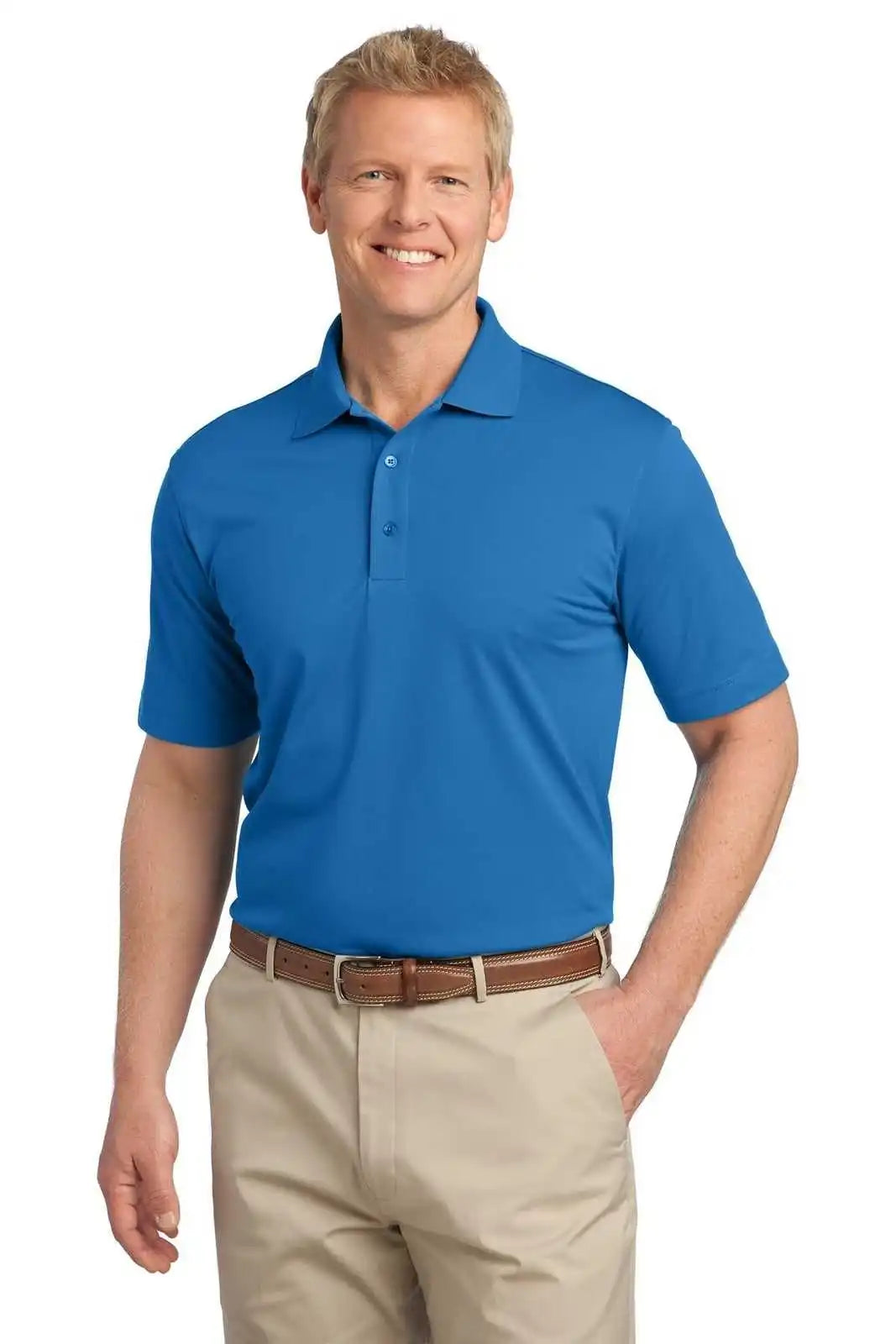 Port Authority K527 Tech Pique Polo - Vivid Blue