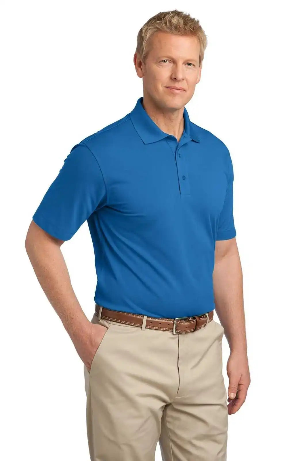 Port Authority K527 Tech Pique Polo - Vivid Blue